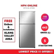 [Delivery By Seller] Hitachi 2 Door Inverter Fridge Refrigerator (443L) R-VX490PM9 Peti Sejuk 电冰箱
