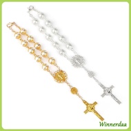 Catholic  Saint Benedict Travel for Protections Bead Bracelet for Women