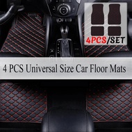 Universal Size Artificial Leather Car Floor Mats for Bmw 1 Series E81 E82 E87 E88 F20 F21 F52 F40 Ca