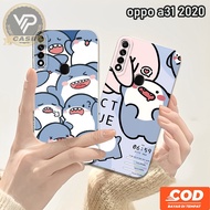 Vvip CASE OPPO A31 A55 A54 A53 A33 A32 A57 2022 A77S Colorful Macaron Flexible Silicone - Full Cover