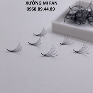 Mi FAN 14D, 0.05 Thick, Curved C - D, Box Of 1000FAN - Eyelash Extensions - FAN Eyelash Factory
