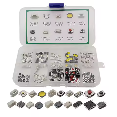 SMD Micro Tactile Push Button Switch Accessories Kit Car Remote Control Tablet Micro Momentary Key T