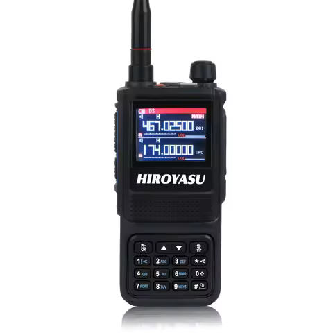Hiroyasu HI-8811 Air Band FM Radio 2Bands Rx Walkie Talkie 220-260MHz VHF UHF 330-400MHz 4Bands TX &