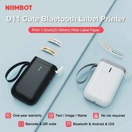 NIIMBOT D11/D110 Bluetooth Label Printer Thermal Printer Portable Wireless Inkless Label Maker