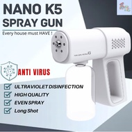 [SHIP WITHIN 24H] K5 Nano Spray Gun Fogging Machine Covid-19 Virus UV Ray Sanitizer Gun
