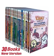 Science Comics 30 Books Series Full-color English funny science book for children[The Newest Version