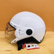 Mũ bảo hiểm nửa đầu Sundy chính hãng nón bảo hiểm nửa đầu có kính mũ bảo hiểm 1/2 đầu cho nam nữ ngư