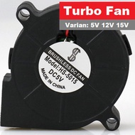 Turbo Fan Mini Blower Brushless Cooling Fan DC 5V 12V 24V Snail - 5015 24VDC by Blezzy store