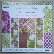 Paper pack 12X12 Inches Paperpack Patterned Paper Scrapbook Paper Origami Background Cardstock Paper