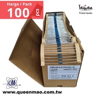 Wholesale Pack - Resistor 330K 390K 470K 560K 680K 820K 1M 470 K Ohm Metal Film MF1/4W - 1M ohm by B