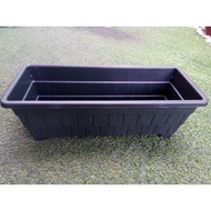 Long Planting Dark Green Flower Vegetable Pot Fruit Tray Pasu Panjang 48.5cm x 19.5 cm