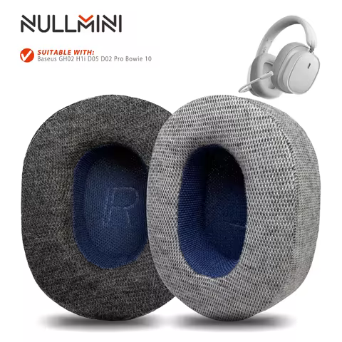 Nullmini Earpads Suitable for Baseus GH02 H1i D05 D02 Pro Bowie-10 Headphones Replacement Ear Cushio