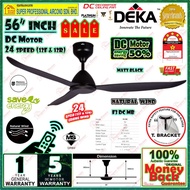 Deka Remote Control Ceiling Fan F3 DC 56 inch Natural Wind Ceiling Fan / Elmark Ceiling Fan 52 inch