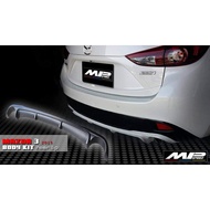 Mazda 3 hatchback 2014 2015 2016 skyactiv V rear bottom diffuser bodykit body kit bumper