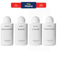 BYREDO BAL D’AFRIQUE/BLACK SAFFRON/BLANCHE/LA TULIPE/MOJAVE GHOST 225ML BODY LOTION COLLECTION FOR U