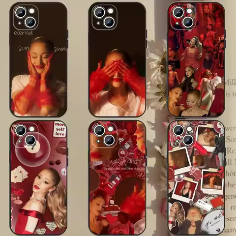 A- Ariana G-Grande Yes And Phone Case For Apple iPhone 15,14,13,12,11,XS,XR,X,8,7,Pro,Max,Plus,mini 