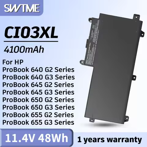 CI03 CI03XL Battery for HP ProBook 640 G2 645 G2 650 G2 655 G2 ProBook 640 G3 645 G3 650 G3 655 G3 L