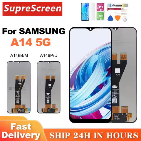 LCD For Samsung A14 5G A146B A146M A145M A146P LCD Display Touch Screen Digitizer For Samsung A14 5G