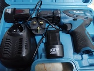 Makita牧田電批12V有盒兩電一叉