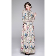 KATUN Long Dress Maxi Party Dress Imported Premium Cotton Material Beige Color 38886