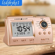 [Lzdjhyke1] Azan Alarm Clock Snooze Temperature Father's Day Gift Decoration Digital Prayer Alarm Azan Alarm Table Clock