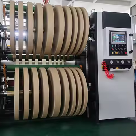 Fully Automatic Servo Motor Paper Roll Slitting Rewinding Machine Paper Slitting Machine