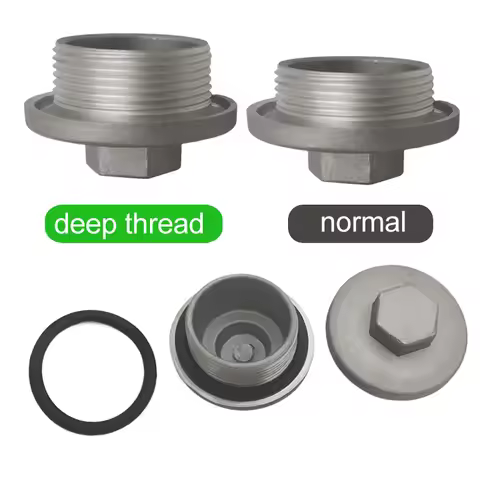 Deep Thread Scooter Oil Drain Plug Cover Rubber O Seal Ring for GY6 50 80CC GY6125 150 KYMCO Oil Dra
