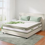 Full Mattress, Novilla 12 Inch Hybrid Pillow Top Full Size Mattress in a Box with Gel Memory Foam &amp; Individually Wrapped Pocket Coils Innerspring for a Cool &amp; Peaceful Sleep