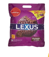 Munchy's Lexus Chocolate Coated Cream Biscuit (20 Sachets/400g)