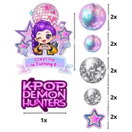 Demon Hunters KPop Topper Demon Hunters KPop Cake Decoration/ Custom KPop Demon Hunters Topper/