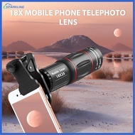 ♞[Stock]Apexel Universal 18x25 Monocular Zoom Hd Optical Cell Phone Lens Observing Survey Telephoto