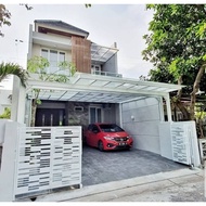 KANOPI KACA ATAP RUMAH MINIMALIS