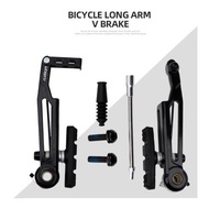 Litepro V Brake Complete Long Black Brake Canvas Shoe Set