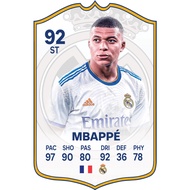 Mbappe Real Madrid Fifa 24 Stats Soccer Card
