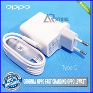 Charger Oppo A74 5G USB C ORIGINAL 100% Fast Charging Type C 18 Watt