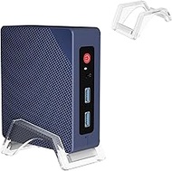 CaSZLUTION Mini PC Desk Stand for Beelink S12 Pro Mini PC, Acrylic Vertical Desktop Holder Compatibl