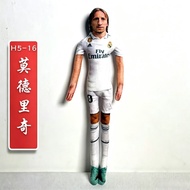 Bandai | 28cm Neymar Messi Ronaldo Mbappe Haaland Abstract Rat Plush Doll With Built In Skeleton Wor