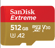 Thẻ nhớ MICRO-SD SDXC 512GB SanDisk Extreme  (SDSQXAV-512G-GN6MN) Chính Hãng