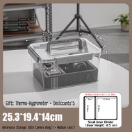 Camera dry box Camera storage box Camera moisture-proof box Thickened & raised design Transparent &