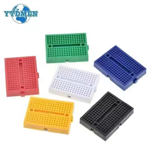 1/2pcs SYB-170 Mini Solderless Prototype Experiment Test Small Breadboard Kit 170 Tie-Points Plus Ad