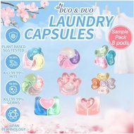 [DuoDuo]Sample Pack with 8 Scents of LaundryPods/Paw pods/GreenFruit/PeachScent/Freesia/Armanni/Cher