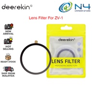 Deerekin 2X UV Filter Lens Protective Filter for Sony ZV-1 ZV1 Digital Camera [Optical Glass, Multi-Coated ]