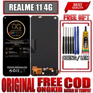 LAYAR FREE/ FREE GLUE + SCREWDRIVER LCD TOUCHSCREEN REALME 11 4G TOUCH SCREEN 11 4G FULLSET OEM QUAL