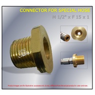 RCS - M15 Connector for Special hose  M 1/2" x F 15x1 [ Miscellaneous part ]