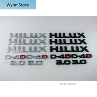 New 3D ABS HILUX 2005-2015 Logo Car Letter Sticker for Toyota VIGO MK6 MK7 HILUX 3.0 D4D Trunk Decal