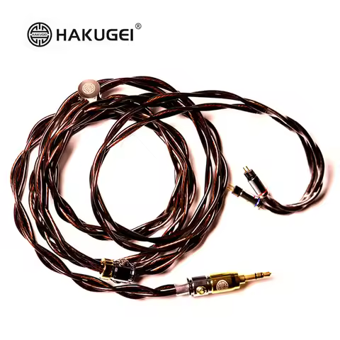 HAKUGEI 7N Litz Single crystal copper HiFi Earphone Upgrade Cable MMCX 2Pin 0.78mm QDC A2DC IE80/80S