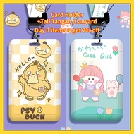 GANTUNGAN MKBK Cute ID Card Case Cloth ID Card Holder Cute ID Card Holder Bantex ID Card Print ID Ca