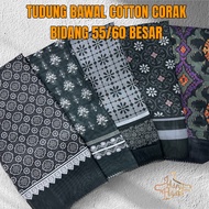 BAWAL COTTON TUDUNG BAWAL MOTIF 55/60 LARGE