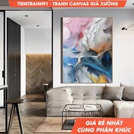 Wall painting, White 3D Textured Painting, Pink Painting, Blue Textured Painting Large Wall Art, Whi