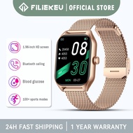 FILIEKEU smart watch for men blood sugar blood pressure monitoring watches bluetooth call sports fitness smartwatch for woman